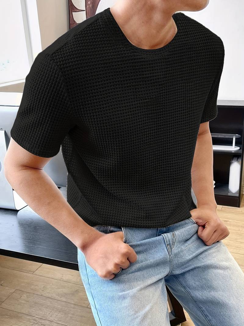 NIMA uitgehold t-shirt met ronde halslijn