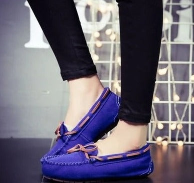NIMA Damespantoffels in bruine bontstijl antislip