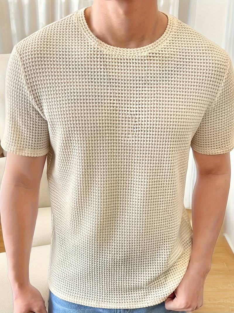 NIMA uitgehold t-shirt met ronde halslijn