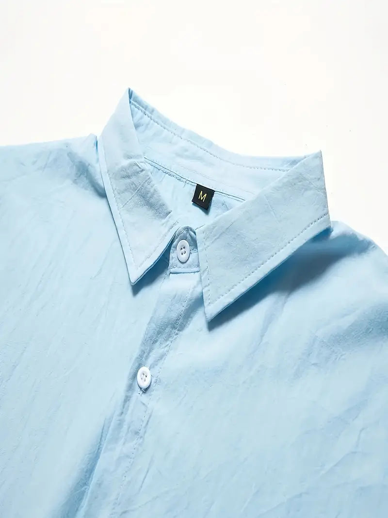 NIMA lässiges langarmshirt in volltonfarbe