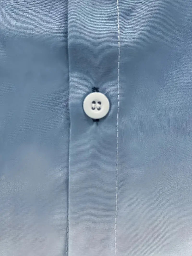 NIMA button-down overhemd met korte mouwen voor lente/zomer
