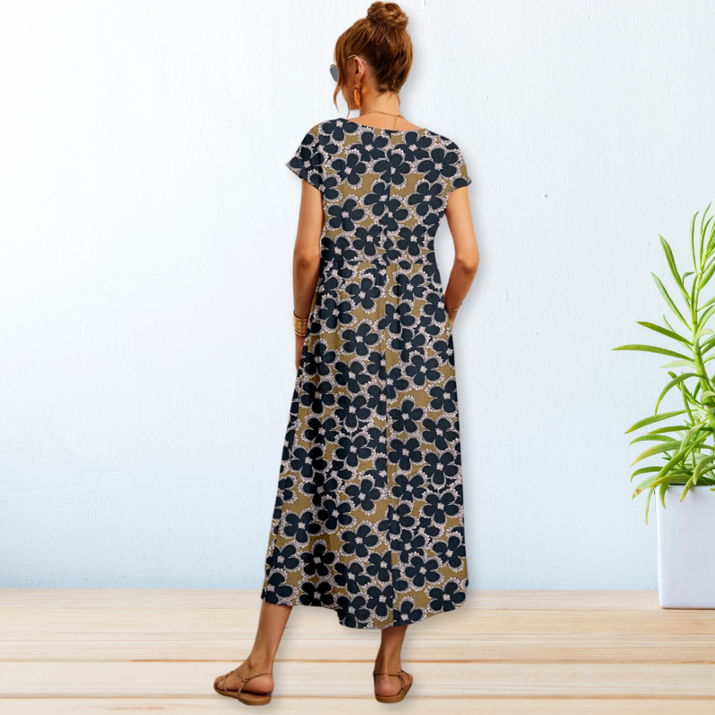NIMA Zomer Elegantie V-Hals Jurk