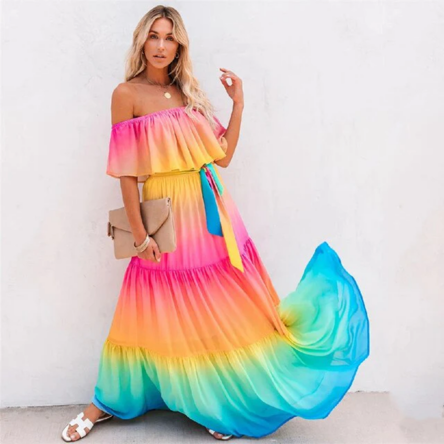 NIMA Multicolor zomerjurk