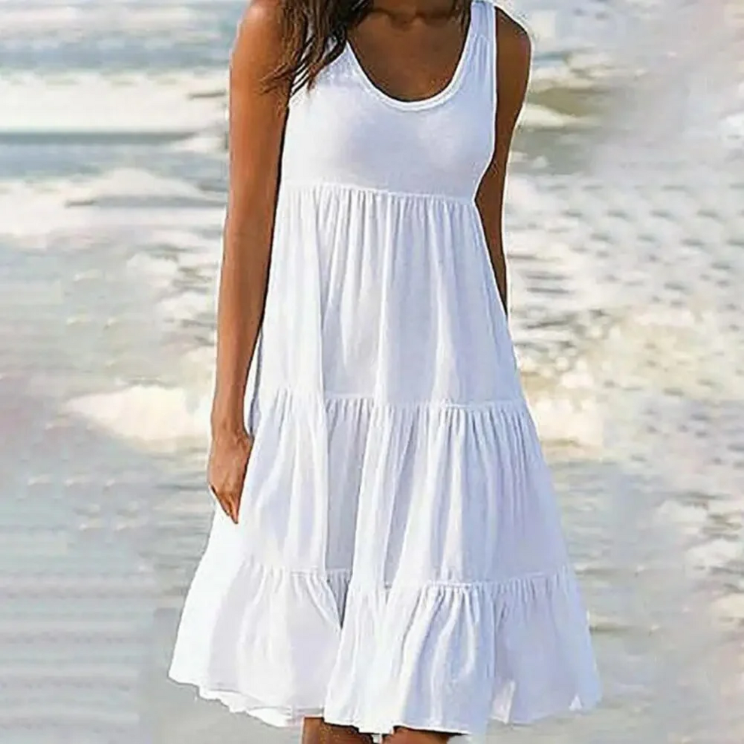 NIMA Mouwloze zomerjurk