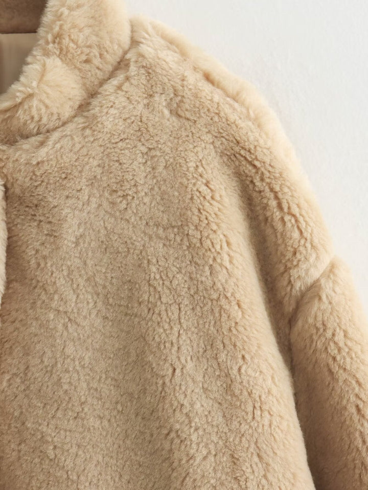 Zwillia - zacht teddybeerjack voor dames
