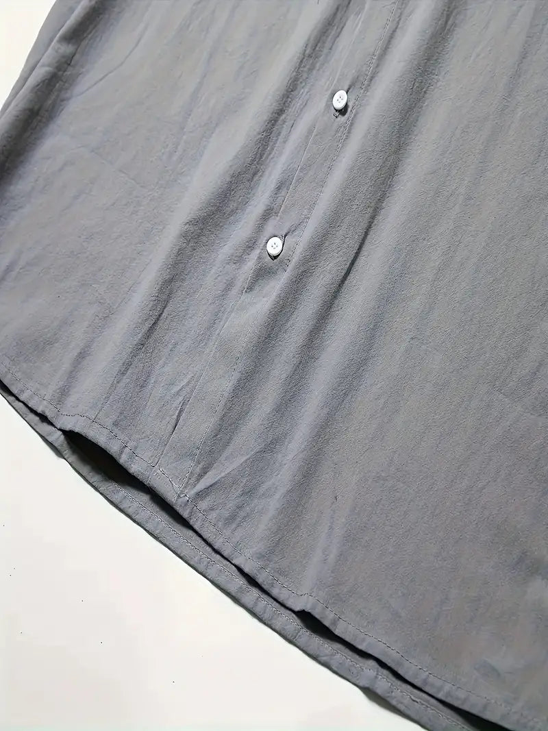 NIMA lässiges langarmshirt in volltonfarbe