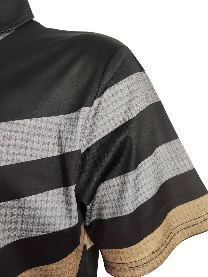 NIMA casual overhemd met 1/4 knopen in vintage stijl