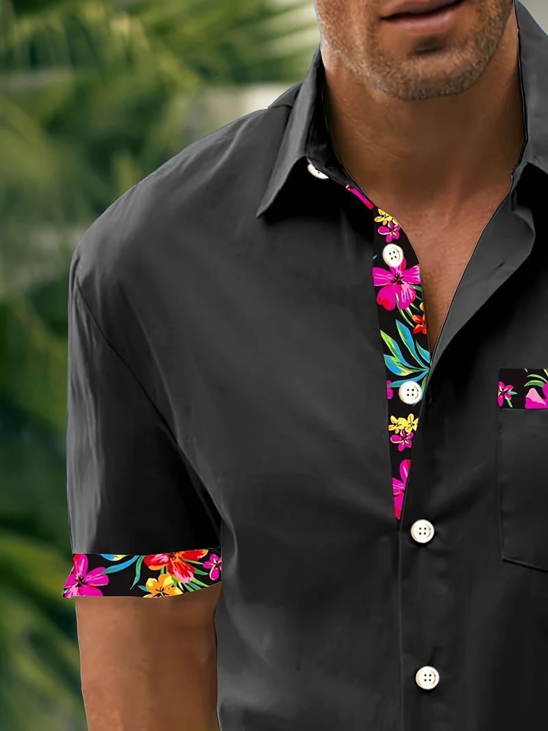 NIMA Heren blouse korte mouw