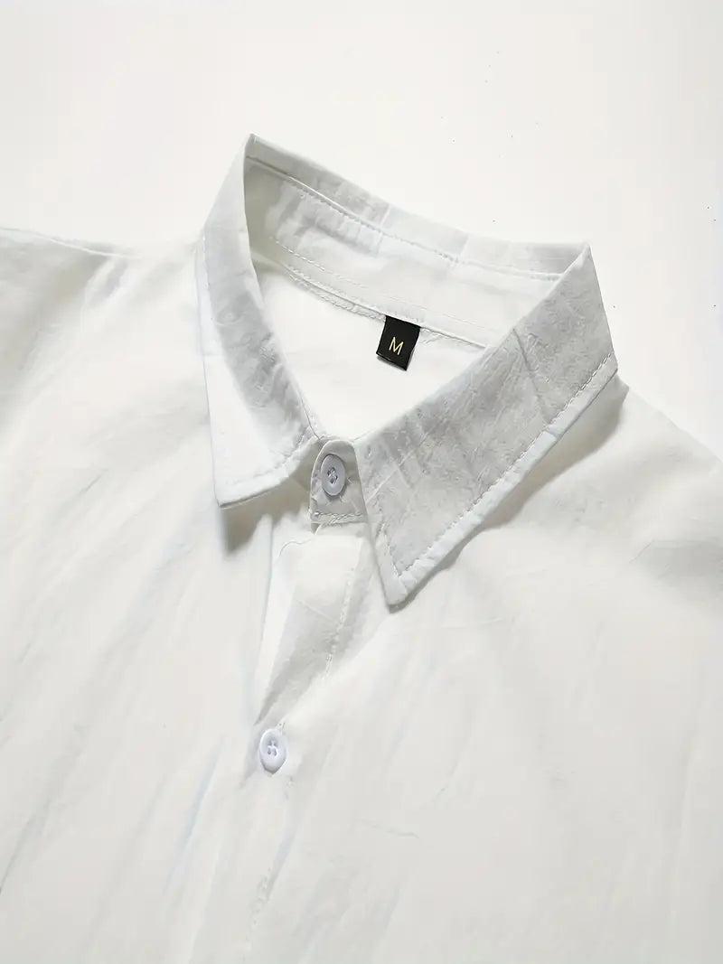 NIMA lässiges langarmshirt in volltonfarbe