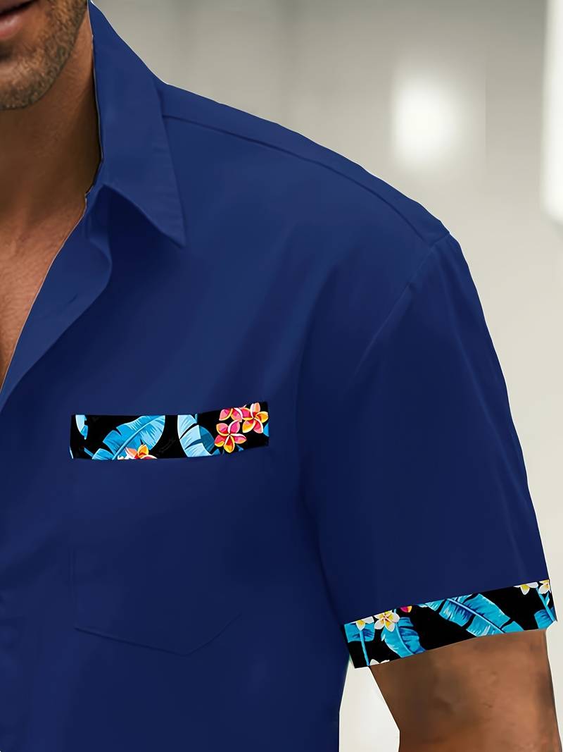 NIMA Heren blouse korte mouw