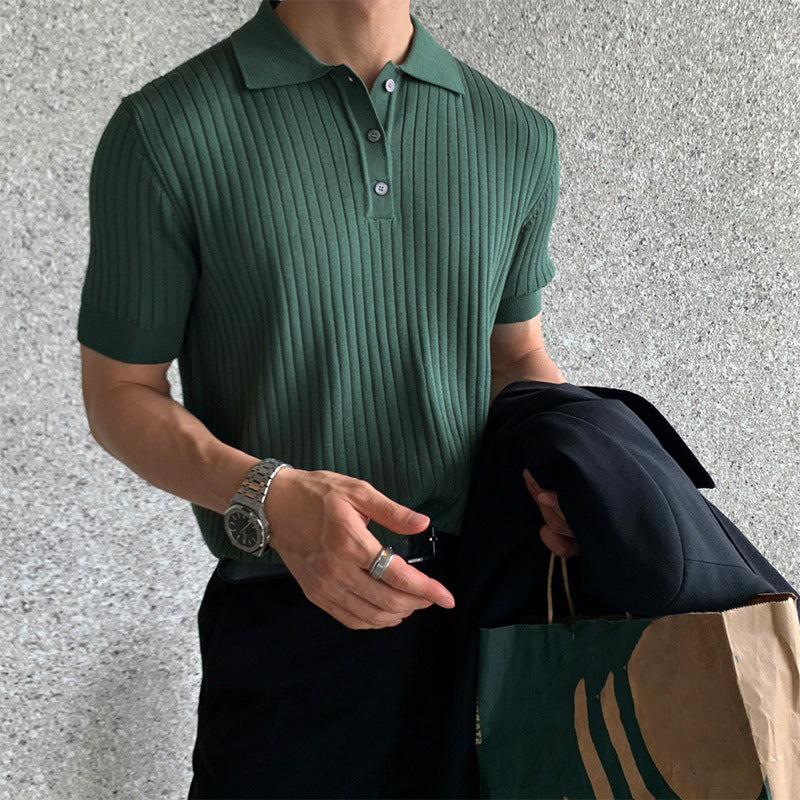 NIMA Klassiek Gebreid Poloshirt