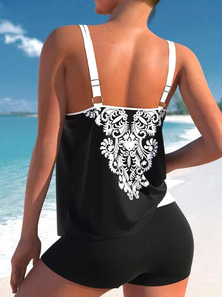 NIMA Tankini met bloemenprint