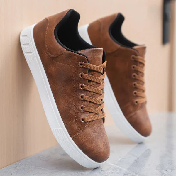 Charlie – stylish leather sneakers with comfortable soles