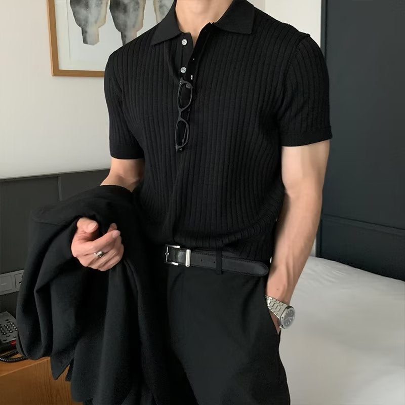 NIMA Klassiek Gebreid Poloshirt