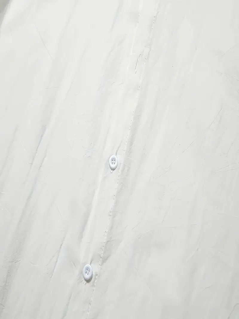 NIMA lässiges langarmshirt in volltonfarbe