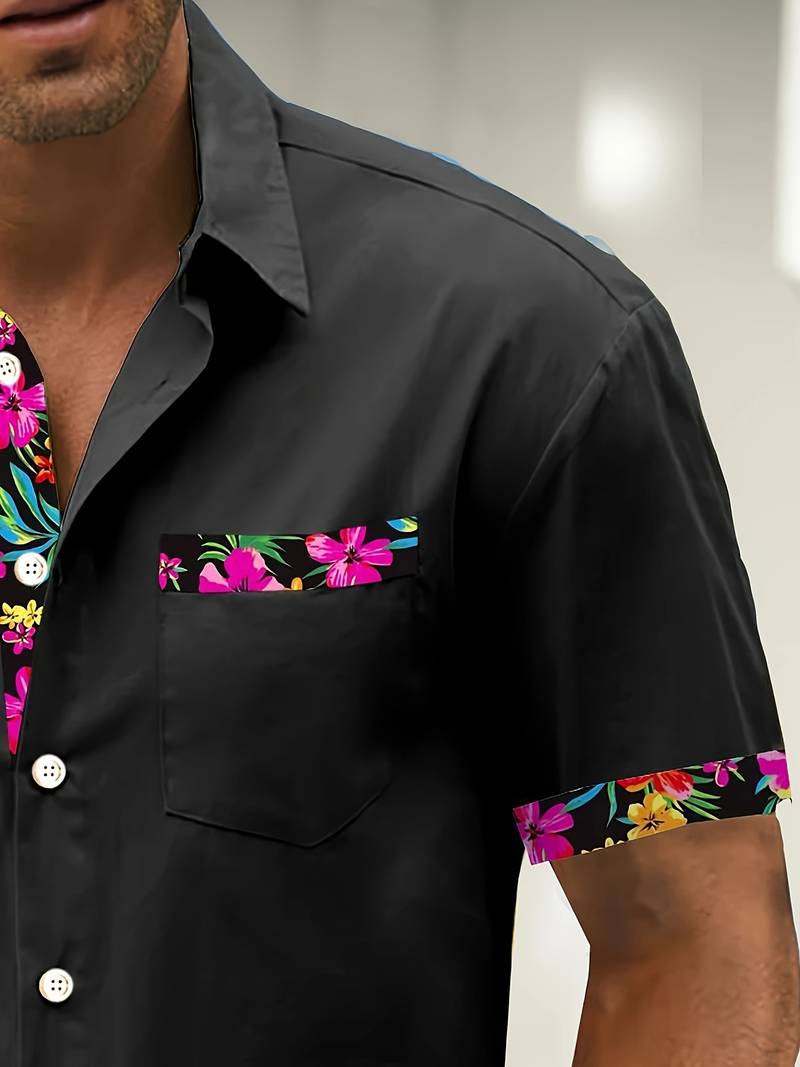 NIMA Heren blouse korte mouw