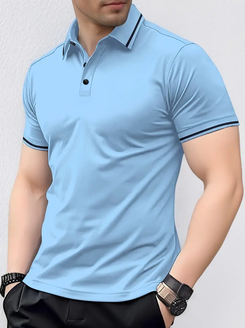 NIMA ademend golfshirt met normale pasvorm voor het voorjaar