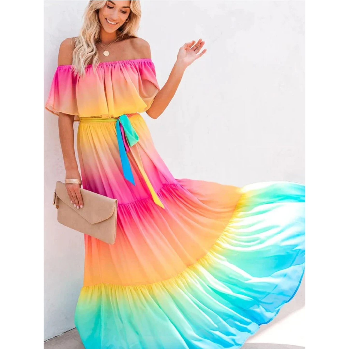 NIMA Multicolor zomerjurk