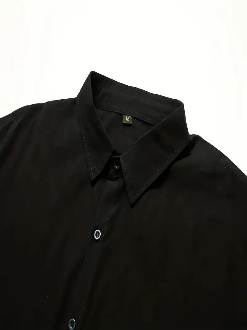 NIMA lässiges langarmshirt in volltonfarbe