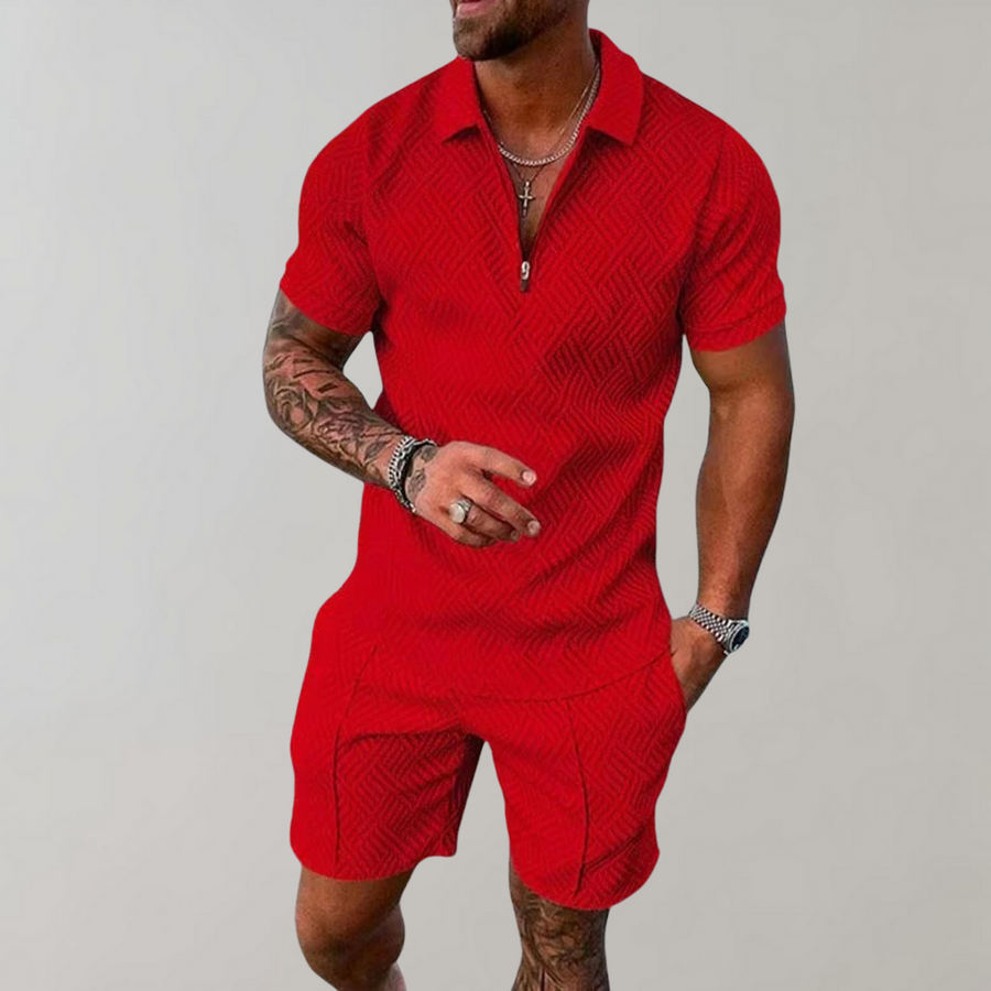 NIMA Polo en shorts zomerset voor heren
