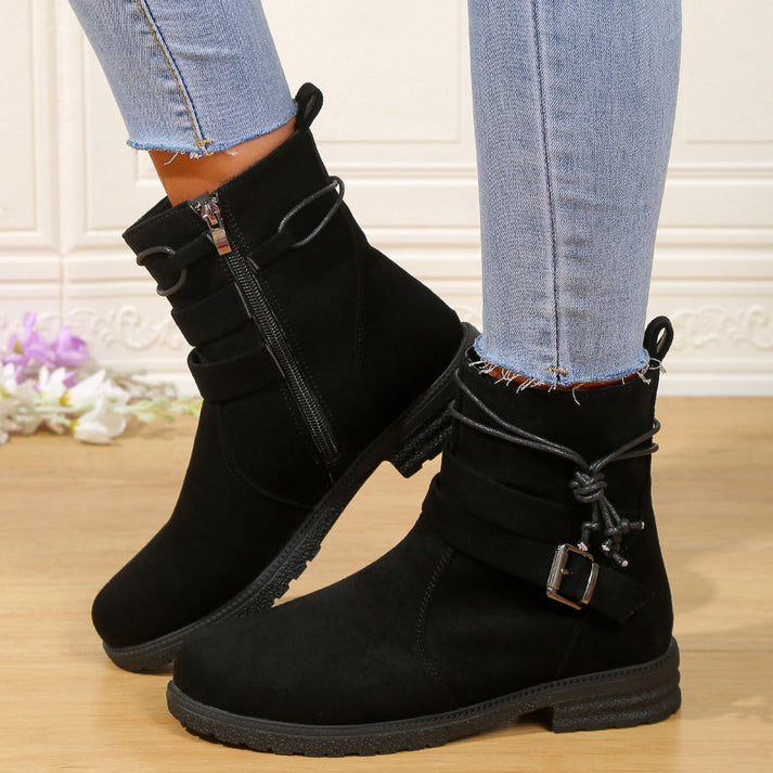 Zahara – trendy dameslaarzen met gesp