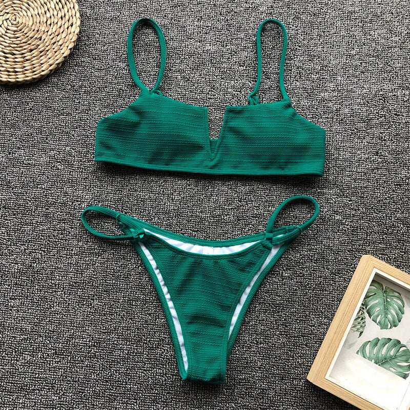 NIMA Braziliaanse bikini met v-hals