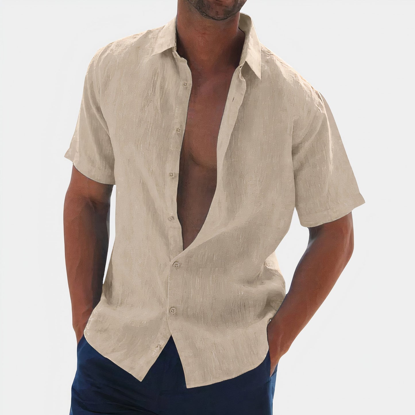 NIMA Casual linnen overhemd