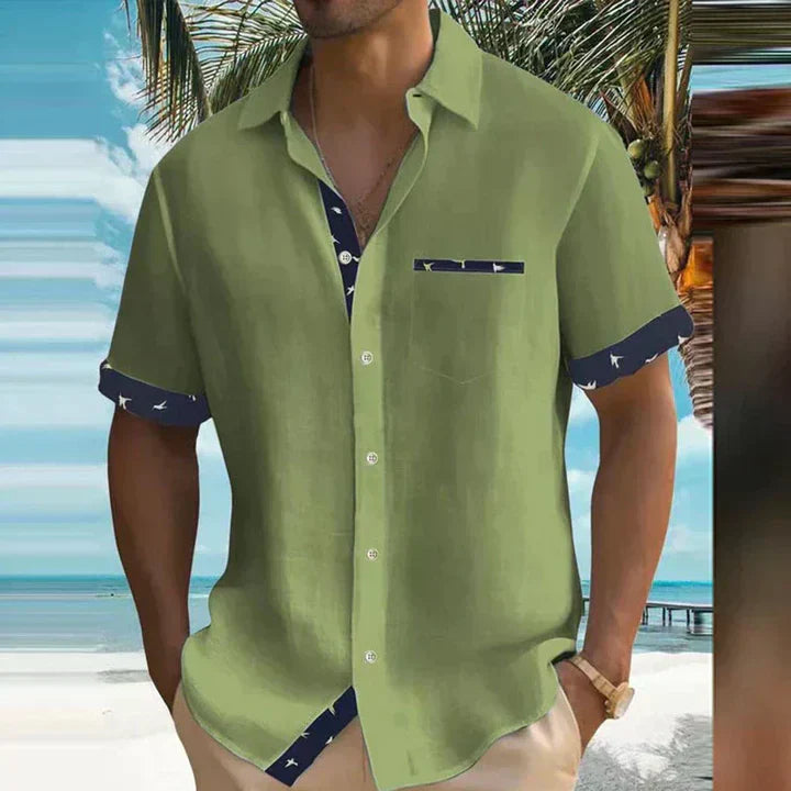 NIMA Charmant zomershirt met lichte stof en zeebriesmotief