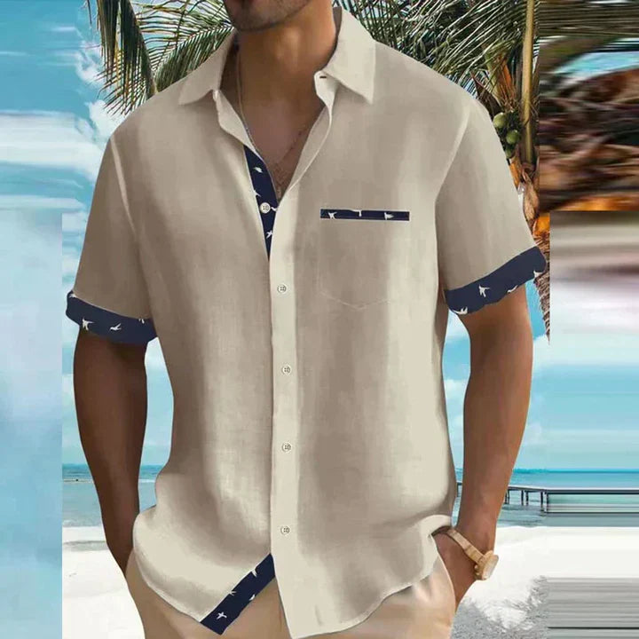 NIMA Charmant zomershirt met lichte stof en zeebriesmotief