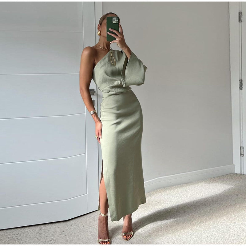 NIMA Mode Casual Plissee-Sudress