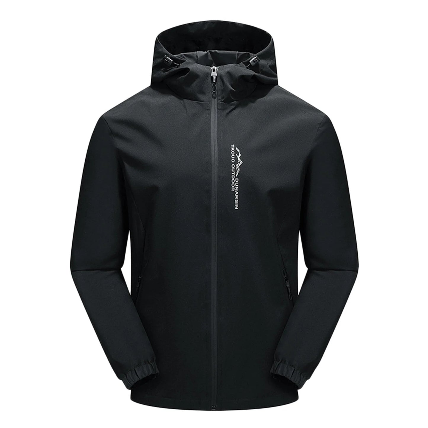 Men's softshell winter jacket with hood – warm & robust