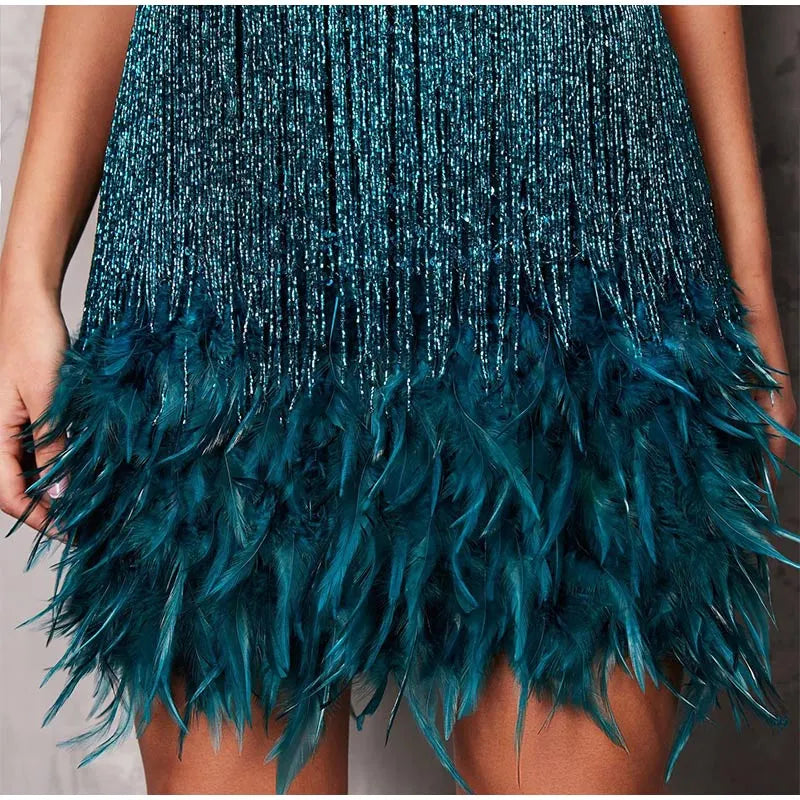 NIMA Chique Mini Tassel Jurk