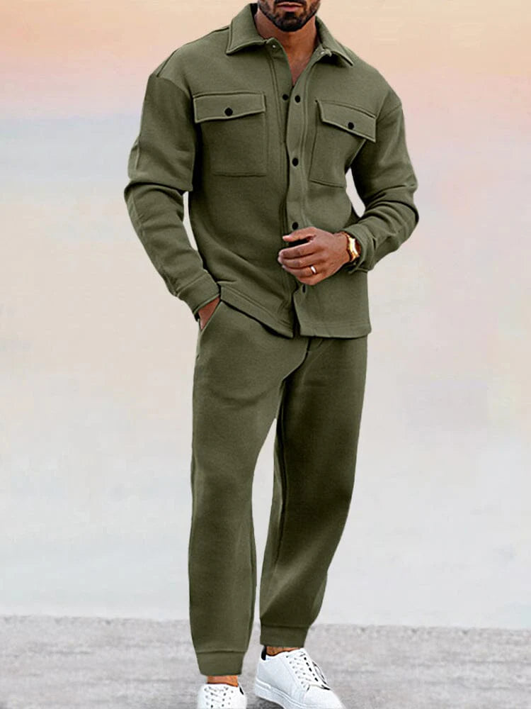 Stylish men's two-piece suit – comfortable and sporty