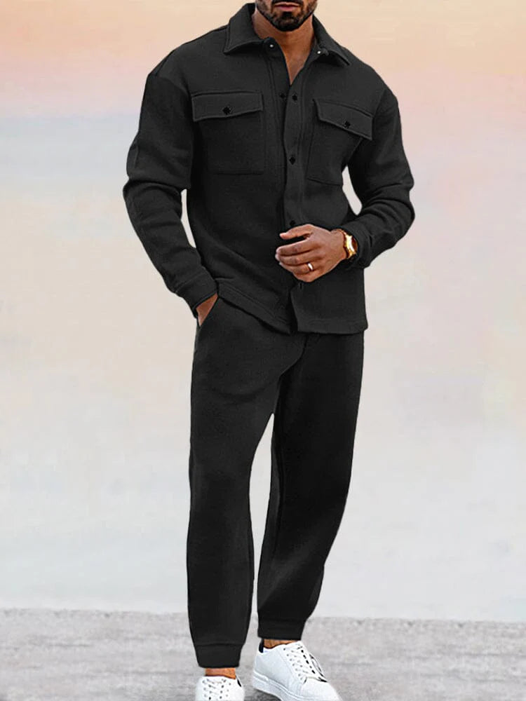Stylish men's two-piece suit – comfortable and sporty