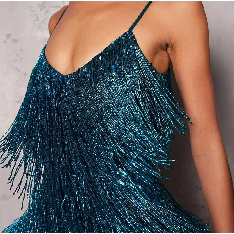 NIMA Chique Mini Tassel Jurk