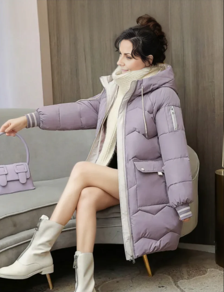 Alessia - gezellige winter gevoerde parka damesjas