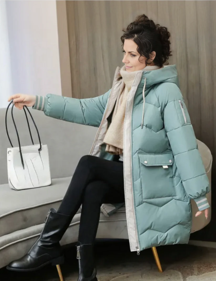 Alessia - gezellige winter gevoerde parka damesjas