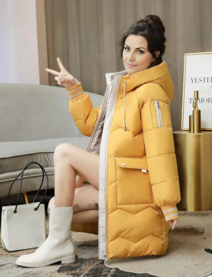 Alessia - gezellige winter gevoerde parka damesjas