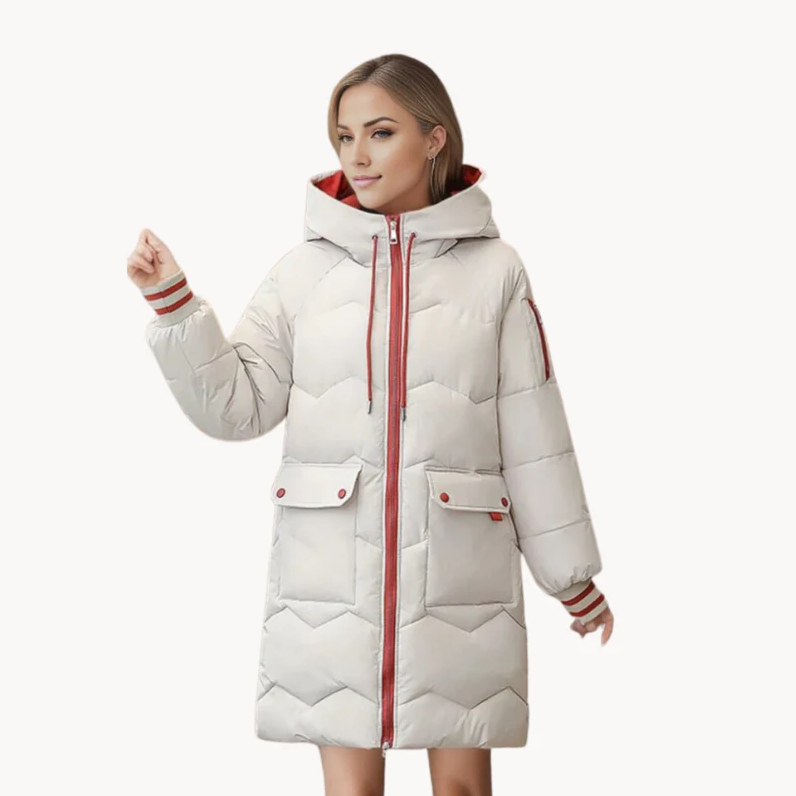Alessia - gezellige winter gevoerde parka damesjas