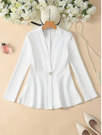 Savannah - elegant knitted blazer