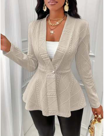 Savannah - elegant knitted blazer