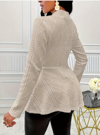 Savannah - elegant knitted blazer