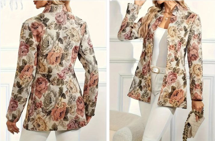 Vintage blazer with flowers from - Remy