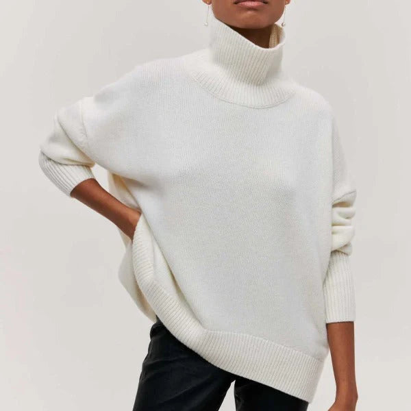 Avery - sweater with high collar