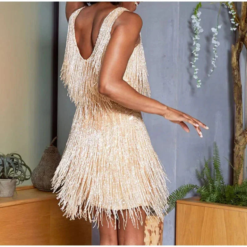 NIMA Chique Mini Tassel Jurk