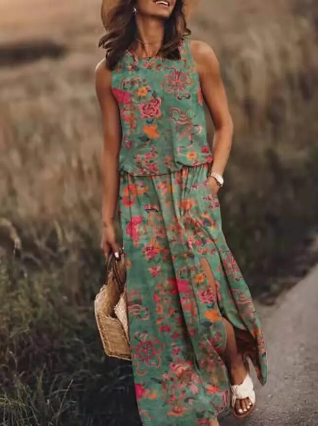 NIMA zomer maxi jurk