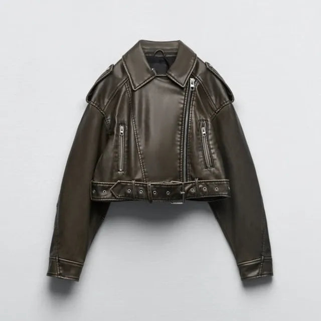 Lola - modern short biker jacket