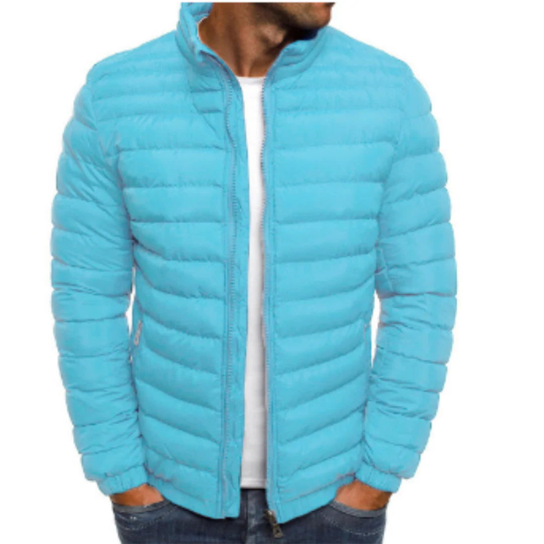 Men's quilted jacket for winter – warm & durable