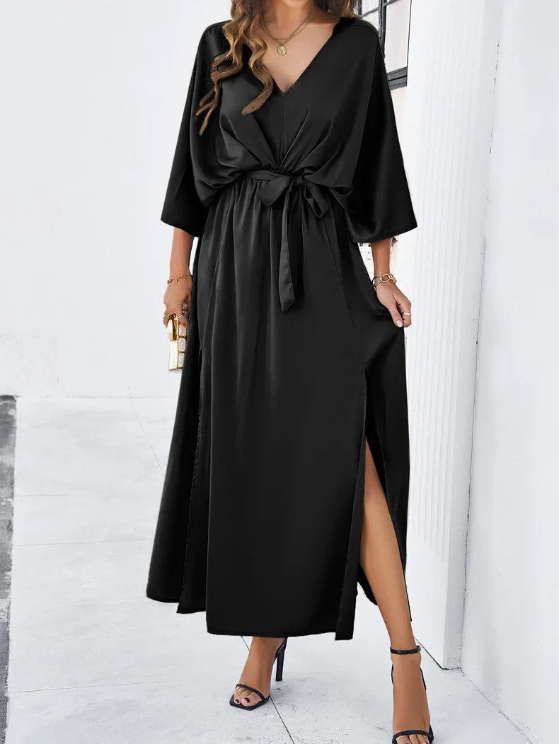 NIMA Elegante V-Hals Stijl Jurk