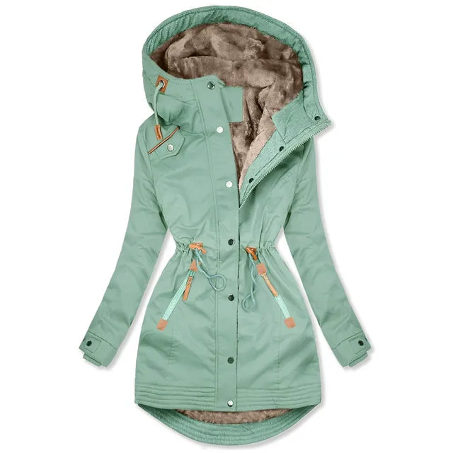 Behaaglijk & weerbestendig dames parka jack